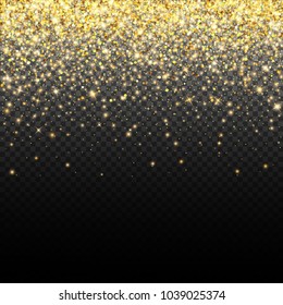 Vector eps 10 isolated golden lights background decoration