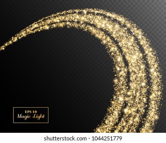 Vector eps 10 magical light isolated background decoration