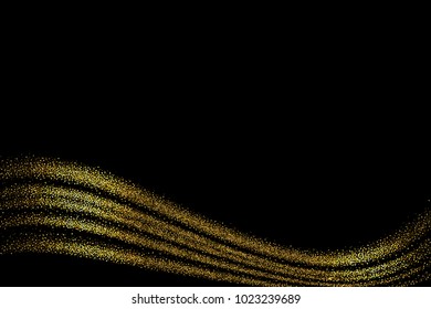 Vector eps 10 shiny golden glitter background decoration