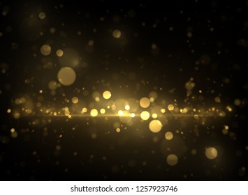 Vektorillustration Eps10 glänzender Bokeh, glänzende Teilchen explodieren abstrakter luxuriöser Hintergrund
