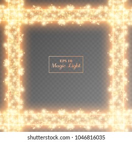 Vector eps 10 transparent light effect background decoration