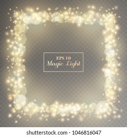 Vector eps 10 transparent light effect background decoration
