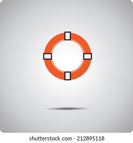 Vector EPS 10. Web icon lifeline. 