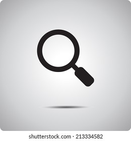 Vector EPS 10. Web icon "zoom"  