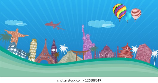 Vector EPS 10-Travel the world concept