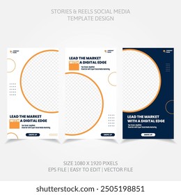 vector eps banner stories business social media