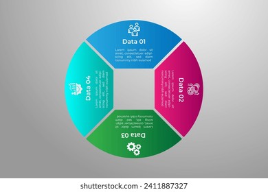 Vector eps business infographic element template design, business data.