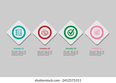 Vector eps business infographic element template design.