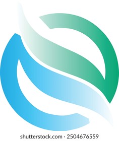 Vector or EPS editable colorful modern symbol