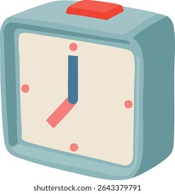 Vector EPS archivo de ilustración de un reloj despertador