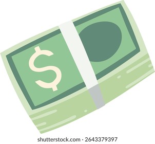 Vector EPS file of Illustration of Bundled Money