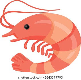 Vector EPS file of Illustration of a Shirimp