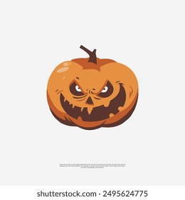 The Vector EPS format Pumpkinhead design is perfect for Halloween, featuring a spooky and intricately detailed jack-o'-lantern face. Ideal for creating eye-catching decorations, party invitations, or 