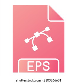  Vector EPS Glyph Gradient Icon Design
