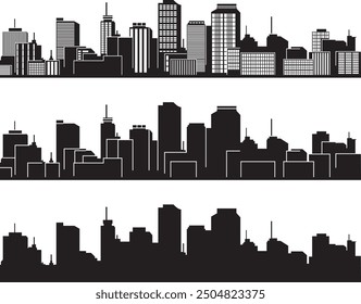 Vector eps high rise building, color editable city high rise building interior art, many amazing building designs