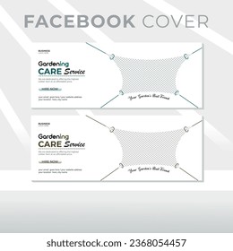 Vector EPS modern digital marketing business promotion and corporate facebook cover template.