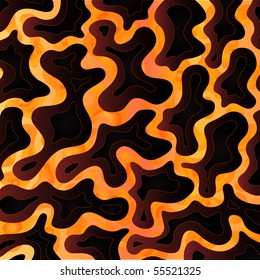 (Vector eps10) Abstract background design inspired volcanic lava flows. (a jpg version is also available)