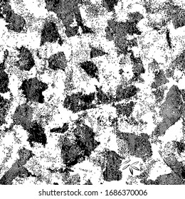   Vector EPS10. Black and white grunge. Distress overlay texture. Abstract surface dust and rough dirty wall background concept. Distress illustration simply place over object to create grunge effec