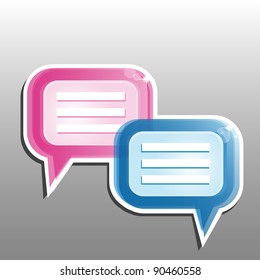 Vector eps10: Chat icon