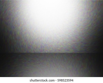 Vector EPS10. Empty room. Abstract background with iridescent gradient. Colorful noise, special effect. Colorful shades. Visual illusion of oil paintings. Not trace image, include mesh gradient only