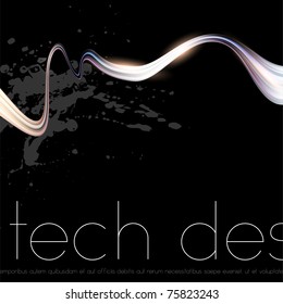 Vector Eps10. Fresh bright design idea with shining element to attract attention to your message. Fully editable.