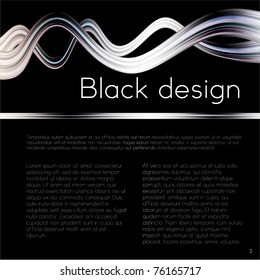 Vector Eps10. Fresh bright design idea with shining element to attract attention to your message. Fully editable.