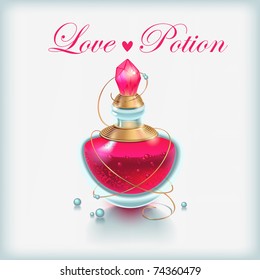 Vector EPS10 illustration of Love Potion