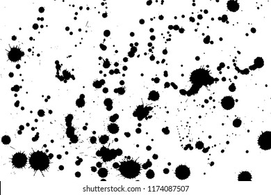 Vector EPS10 illustration of surface stained with grunge paint splashes and splashes