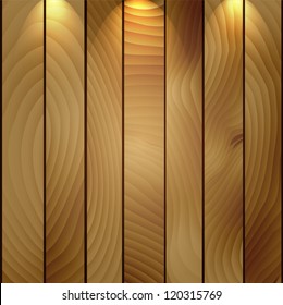 Vector eps10, Illustration of wood background.