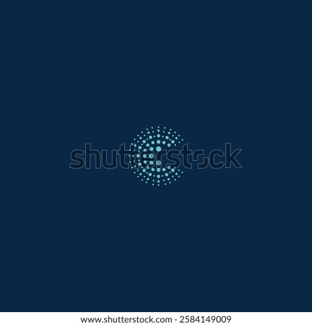 Vector eps10 modern minimal letter C logo. Sphere letter C mark. Abstract sign for medical, tech compant