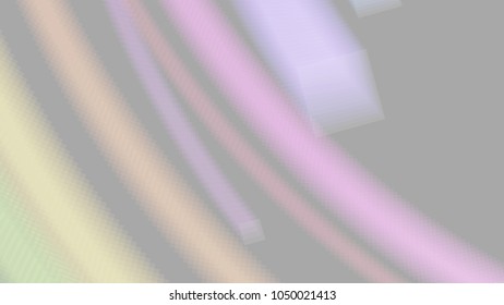 Vector EPS10 with transparency. Abstract composition with copy space. Squares with illusion of blur effect. Place for text. Background for presentation. Digitally wallpaper. 16 : 9