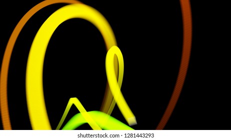 Vector EPS10 with transparency. Abstract composition with copy space. Squares with illusion of blur effect. Place for text. Background for presentation. Digitally wallpaper. 16 : 9