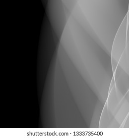 Vector EPS10 with transparency. Abstract composition, warp shapes. Technology fractal styled background for presentation, wallpaper, headline cover or banner. Opical illusion. Relax theme