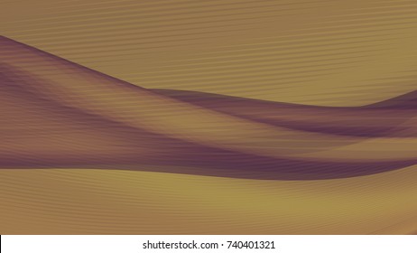Vector EPS10 with transparency. Abstract composition with curve lines. Lines with illusion of blur effect. Place for text. Background for presentation. Digitally wallpaper. 16 : 9