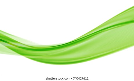 Vector EPS10 with transparency. Abstract composition, curve lines with copy space. Lines with illusion of blur effect. Place for text. Background for presentation. Digitally wallpaper. 16 : 9