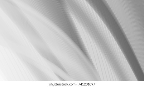 Vector EPS10 with transparency. Abstract composition, curve lines with copy space. Lines with illusion of blur effect. Place for text. Background for presentation. Digitally wallpaper. 16 : 9