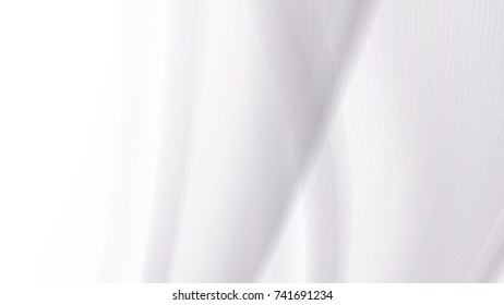 Vector EPS10 with transparency. Abstract composition, curve lines with copy space. Lines with illusion of blur effect. Place for text. Background for presentation. Digitally wallpaper. 16 : 9