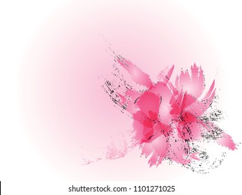 Vector EPS10 watercolor illustration for background or gift card