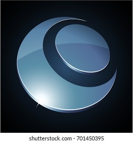 Vector EPS8 illustration of shiny symbol.