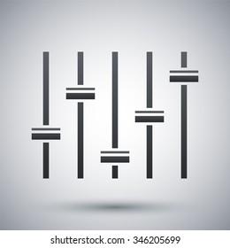 Vector equalizer icon