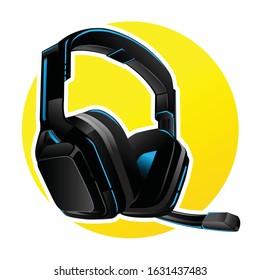 vector of equipment for gaming needs