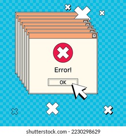 Vector Error pop up window