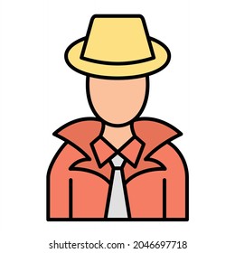  Vector Espionage Filled Outline Icon Design
