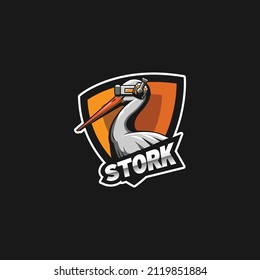 Vector Esport Stork Logo With VR And Earphones.
Editable Logo, Great For Esport Logos, Great For Modern, Simple, Elegant Logos.
Also Great For Icons, Brands, Labels, Stickers, Etc.