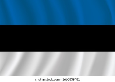 Indicador vectorial Estonia, ilustración de la bandera de Estonia, imagen de la bandera de Estonia, imagen de la bandera de Estonia