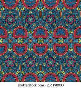 Vector Ethnic Abstract Seamless Festive pattern background