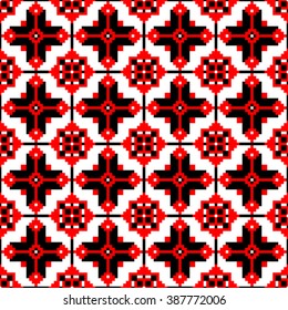 Vector. Ethnic endless stylish geometric seamless pattern. Template for design textile, backgrounds, wrappers, package, wallpaper