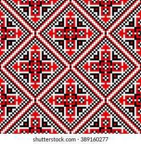 Vector. Ethnic endless stylish geometric seamless pattern. Template for design textile, backgrounds, wrappers, package, wallpaper