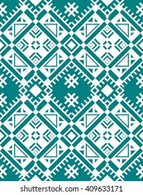 Vector. Ethnic endless stylish geometric seamless pattern. Template for design textile, backgrounds, wrappers, package, wallpaper