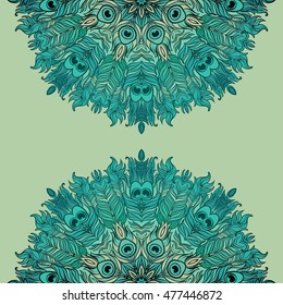 Vector Ethnic Mandala. Vintage decorative round element.  
